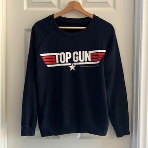 S Cotton Navy Blue Topgun Sweater